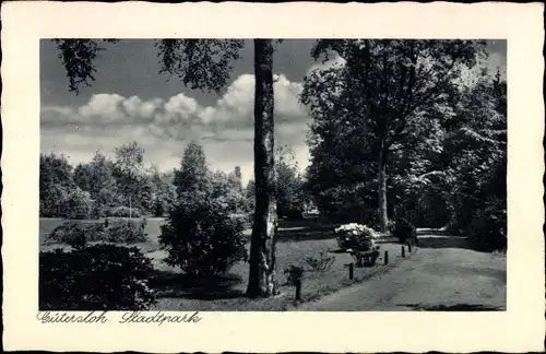 Ak Gütersloh in Westfalen, Stadtpark