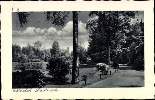 Ak Gütersloh in Westfalen, Stadtpark