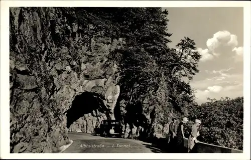 Ak Albbruck im Schwarzwald, Albtalstraße nach St. Blasien, Tunnel