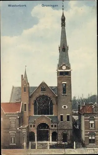 Ak Groningen Niederlande, Westerkerk