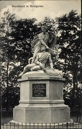 Ak Heiligerlee Oldambt Groningen Niederlande, Monument Graaf Adolf