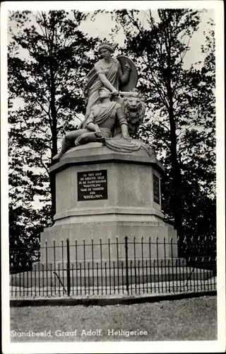 Ak Heiligerlee Oldambt Groningen Niederlande, Monument Graaf Adolf