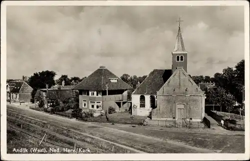 Ak Andijk Medemblik Nordholland Niederlande, Ned. Herv. Kerk