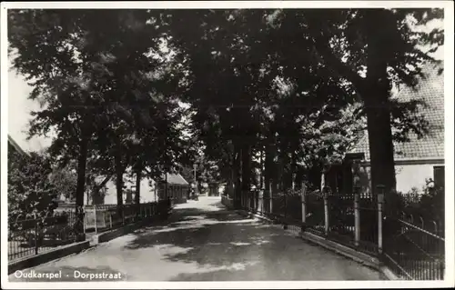Ak Oudkarspel Nordholland, Dorpsstraat