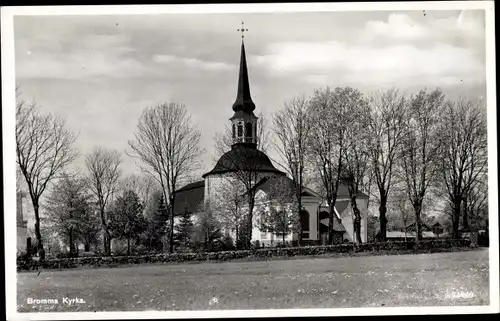 Ak Bromma Schweden, Kyrka, Kirche