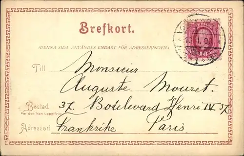 Ak Göteborg Schweden, Stora Hamnkanalen