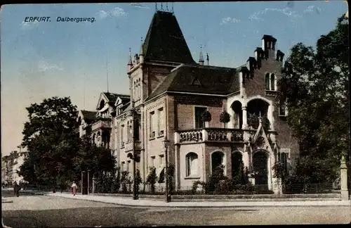 Ak Erfurt in Thüringen, Dalbergsweg