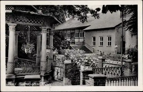 Ak Bad Bibra im Burgenlandkreis, Stadtbad