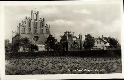 Ak Ostseebad Zingst, Kirche