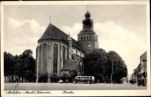 Ak Malchin in Mecklenburg Vorpommern, Kirche
