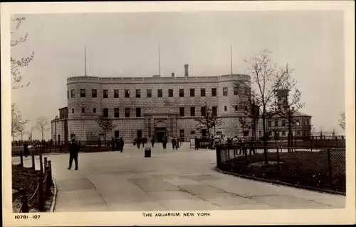 Ak New York City USA, The Aquarium