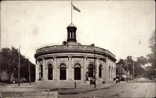 Ak Kingston New York USA, City Post Office