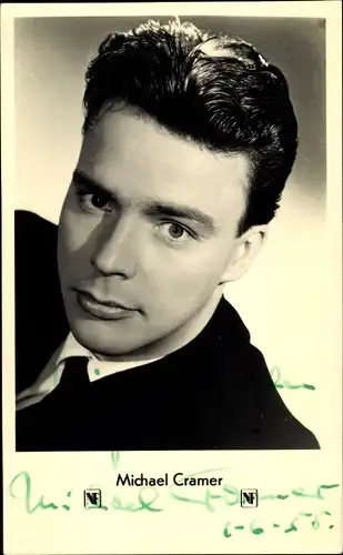 Ak Schauspieler Michael Cramer, Portrait, Autogramm