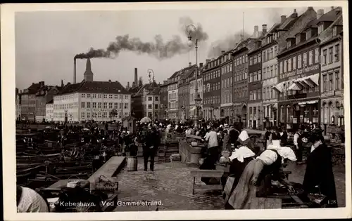 Ak København Kopenhagen Dänemark, Gammel Strand