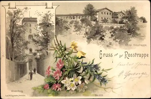 Litho Thale im Harz, Hotel Rosstrappe, Winzenburg