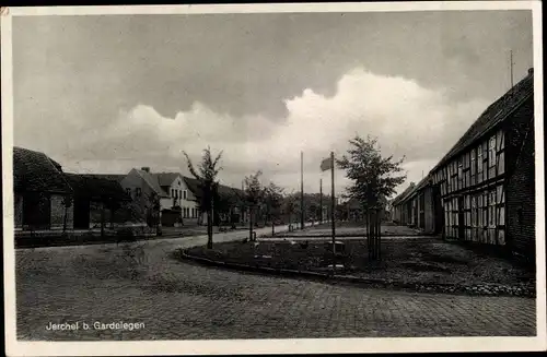 Ak Jerchel Gardelegen, Straßenpartie