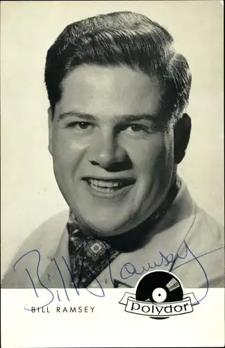 Ak Sänger Bill Ramsey, Portrait, Polydor, Autogramm
