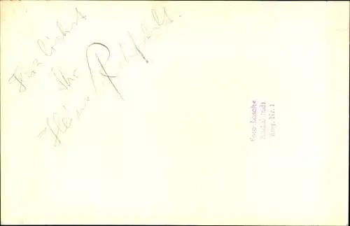 Ak Schauspieler Heinz Rehfeldt, Portrait, Autogramm