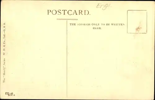 Passepartout Ak Holyrood Edinburgh Schottland, Holyrood Palace and Arthur's Seat