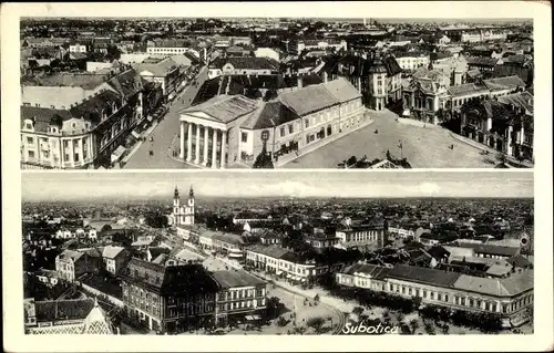 Ak Szabadka Subotica Serbien, Panorama