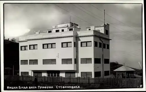 Ak Niška Banja Niš Nisch Serbien, Villa Trifuna Stefanovicha