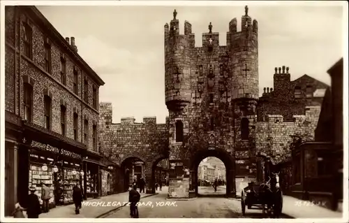 Ak York Yorkshire England, Micklegate Bar