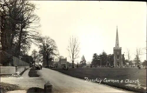 Ak Bristol, Frenchay Common, Church