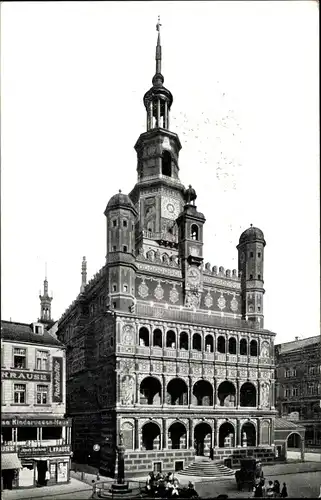 Ak Poznań Posen, Rathaus