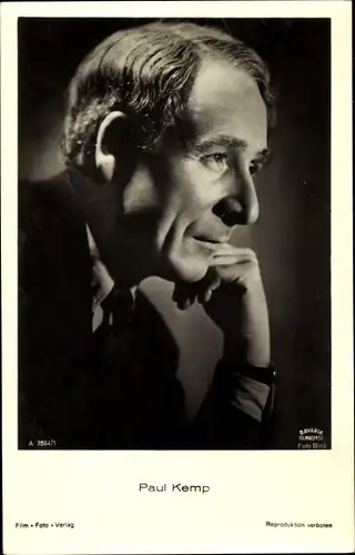 Ak Schauspieler Paul Kemp, Portrait, seitliches Profil