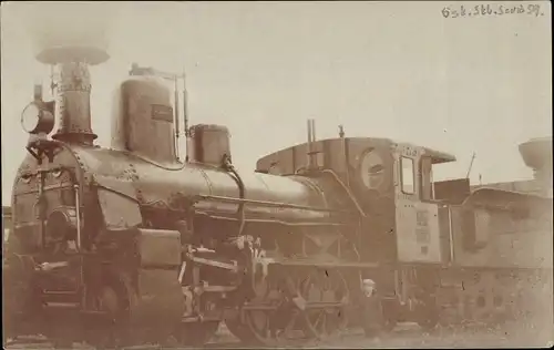 Foto Ak Österreichische Eisenbahn, Dampflok, Schnellzug Schlepptenderlokomotive KEB I