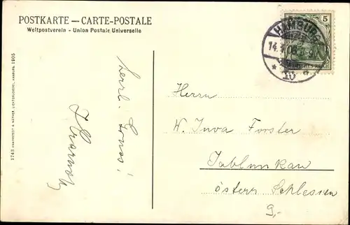 Ak Dampfer Patricia, HAPAG