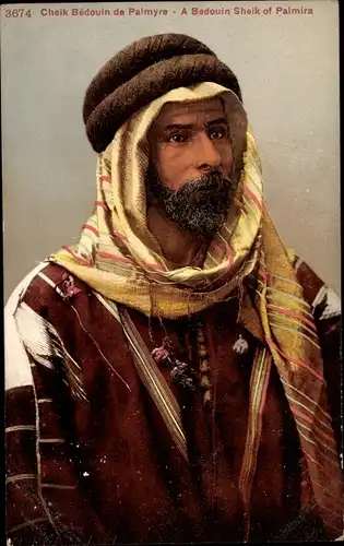 Ak A Bedouin Sheik of Palmira, Maghreb