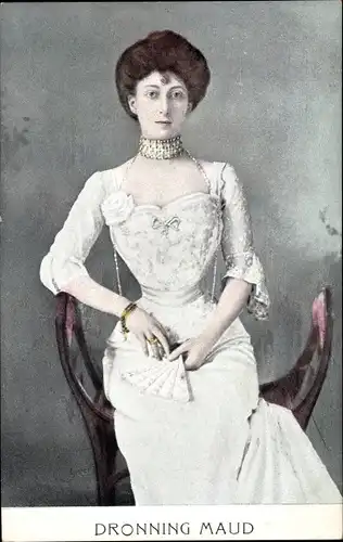 Ak Dronning Maud, Königin Maud, Norwegisches Königshaus