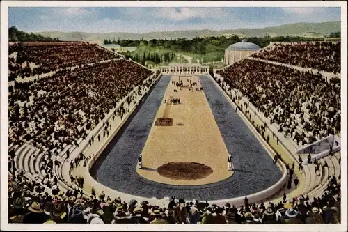 Sammelbild Olympia 1936, Olympisches Stadion Athen 1906