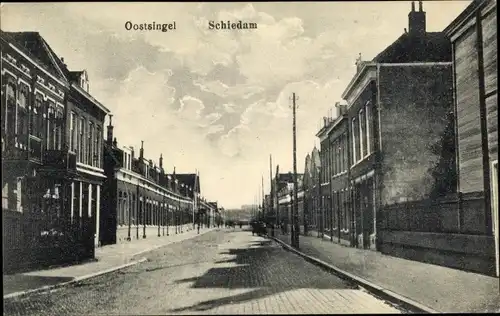 Ak Schiedam Südholland Niederlande, Oostsingel