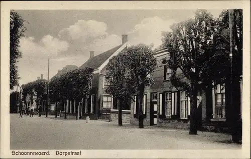 Ak Schoonrewoerd Utrecht Niederlande, Dorpstraat