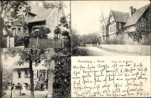 Ak Rotenburg an der Wümme, Villen am Forsthofe