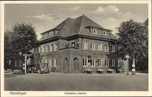 Ak Hemslingen Niedersachsen, Heitmann's Gasthof