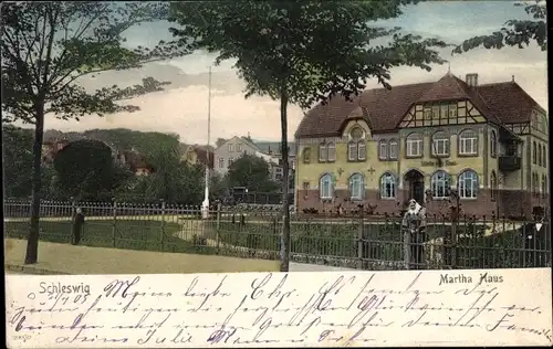 Ak Schleswig in Schleswig Holstein, Martha Haus