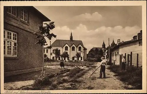 Ak Rotenburg an der Wümme, Erziehungsheim Kalandshof, Wäscherei und Kapelle