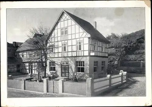Ak Bechstedt bei Schwarzburg, Gasthaus Pfeiffer