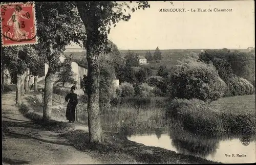 Ak Mirecourt Vosges, Le Haut de Chaumont