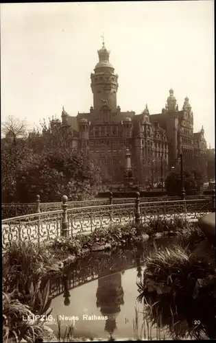 Ak Leipzig Sachsen, Neues Rathaus