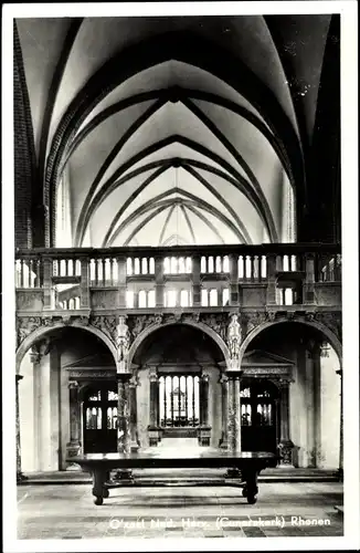 Ak Rhenen Utrecht, O'xaal Ned. Herv. Kerk (Cunerakerk)