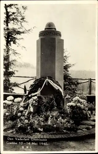 Ak Rhenen Utrecht, Mausoleum Grebbe