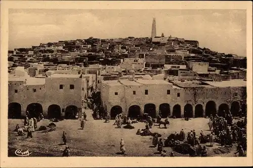 Ak Ghardaia Algerien, Vue Generale