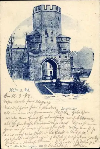 Ak Köln am Rhein, Severintor
