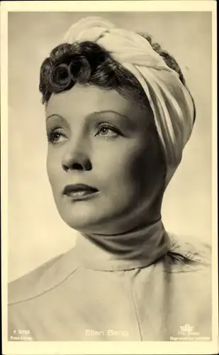 Ak Schauspielerin Ellen Bang, Portrait, Haarband, Ross Verlag A 3218 1