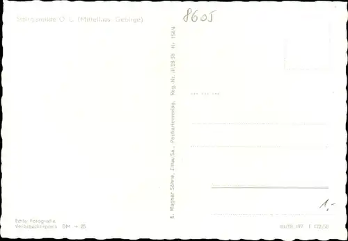 Ak Schirgiswalde in der Lausitz, Ortsansicht, Panorama