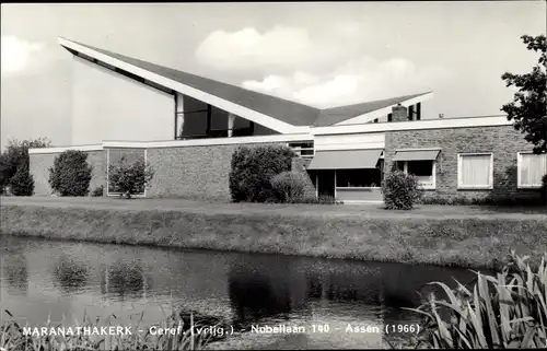 Ak Assen Drenthe Niederlande, Maranthakerk, Nobellaan 140